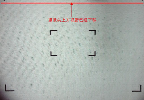 軟件攝像頭上方視野已經(jīng)下移